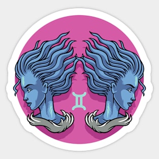 Zodiac - Star Sign - Gemini - pos Sticker